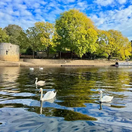 Centre Flat Near Minster - Free Parking And River View York